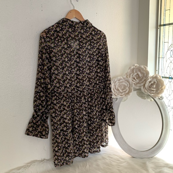 H&M Sheer Floral Dress - Picture 2 of 8